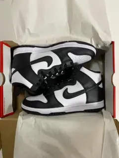 新品 Nike Dunk High Retro Panda ブラック ホワイト