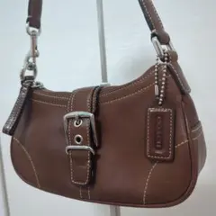 COACH ハンドバッグ ソーホー ワンショルダーバッグ　 レザー ブラウン