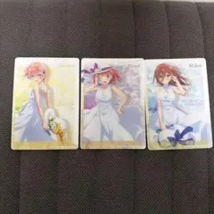 五等分の花嫁 アクリルカード3種