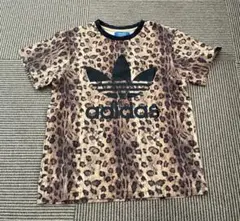 ヒョウ柄　y2k カットソー　adidasのサムネイル