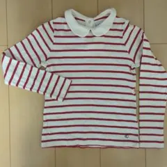 プチバトー　petit bateau 襟付き長袖カットソー