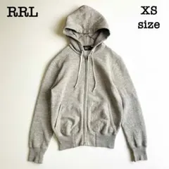 RRL 後付け パーカー ロゴプリント セパポケ セパレートポケット スミクロ 美品】RRL 後付け パーカー ロゴプリント セパポケ セパレートポケット