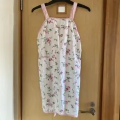 un jardin en plus 花柄タオル地エプロン