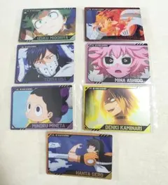 ヒロアカ ウエハース4 緑谷 エンデヴァー 飯田 芦戸 峰田 上鳴 瀬呂