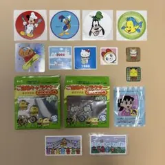 シール 大小 バラエティ 15枚セット キャラクター ご当地キャラ他 未使用