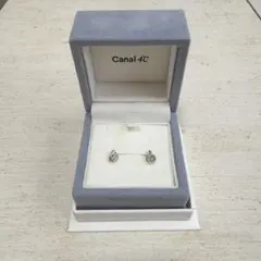 K10ホワイトゴールド ピアス 【Canal 4°C】