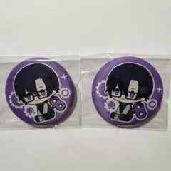 カラフルピーチ　刺繍缶バッジ