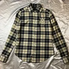 ラルフローレン　チェック柄長袖シャツ　ブラウス