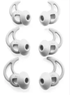 イヤーチップLMSサイズセット ホワイトグレーbose earbuds