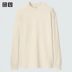 UNIQLO ヒートテックコットン　クルーネックTシャツ ナチュラル