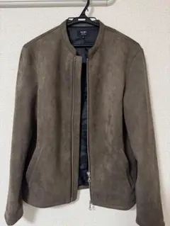 ビームス　ジャケット　美品　スウェード　焦茶色