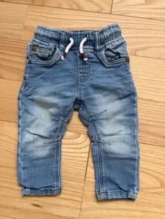 next デニム風パンツ 6-9ヶ月