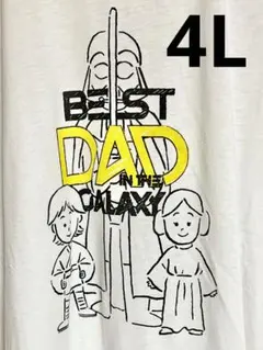 ★新品タグ付★STAR WARS GALAXY/半袖 Tシャツ 5L白★激レア★