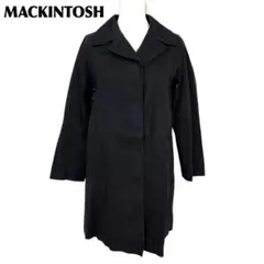 【美品】 MACKINTOSH ステンカラーコート ライナー付 36 ブラックのサムネイル