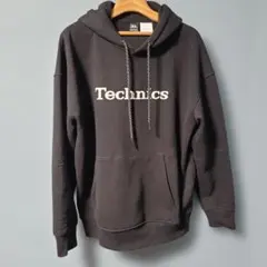ZARA × Technics コラボ パーカー L 黒 オーバーサイズ
