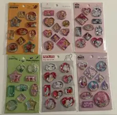 ウォーターシール　ディズニー　キャラクターシール 6パックセット　セリア