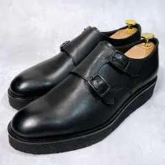 ☆新品☆【パドローネ】ダブルモンク (40) プレーントゥ　ラバーソール　本革のサムネイル