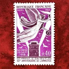 外国切手 フランス 西部戦線休戦50年 未使用 1968年 ヒンジ無し - メルカリ