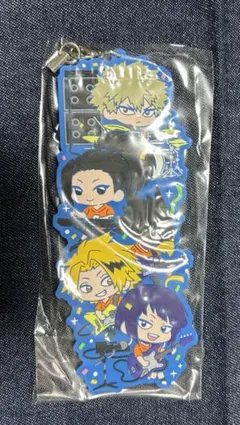 【ヒロアカ】A BAND ラバーストラップ　爆豪　八百万　常闇　上鳴　耳郎