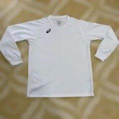 ASICS ホワイト 長袖シャツ M