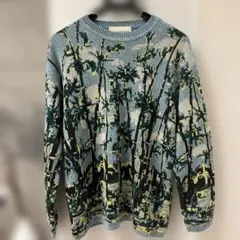 GU × beautiful people グラフィックニット セーター Ｌ