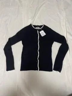 ミスティック新品タグ付 リブニットカーディガン