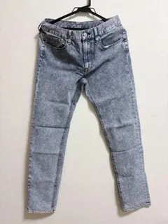 【完売品】GU ウルトラストレッチスキニージーンズ　31インチ　ブルー