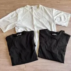 UNIQLO U エアリズムコットンオーバーサイズTシャツ　ブラック　ホワイト
