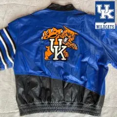 【刺繍】RUSSELL ケンタッキー大学 KENTUCKY アーチロゴ XXL : ケンタッキー大学ワイルドキャッツ マスコット4インチ