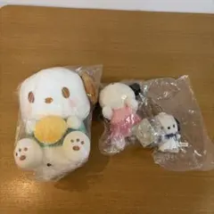 【新品未使用】サンリオ ポチャッコ　ぬいぐるみ3点