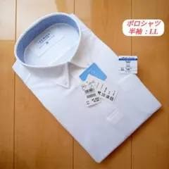 LES MUES ビズニットＢＤ半袖ポロシャツ 【LL】のサムネイル