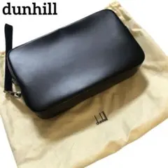 dunhill ダンヒル クラッチバッグ セカンドバッグ レザー 黒