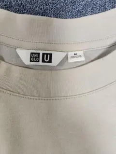 エアリズム　コットンオーバーサイズ　Tシャツ　メンズMサイズ ベージュ系