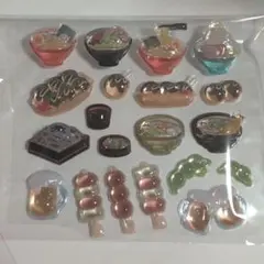 ボンボンドロップシール 食べ物 ぷっくりシール おすそわけ