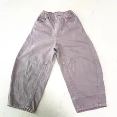 ジーユー　GU デニム　ジーンズ　バレルレッグジーンズ　110㎝　パンツ　ピンク