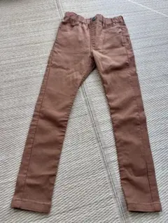 BREEZE スリムフィットロングパンツ　ブラウン　120