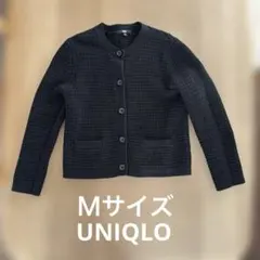 ユニクロ　ニットショートジャケット