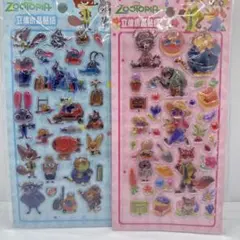 ズートピア ボンボンドロップシール 2枚セット