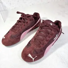 極美品】【超人気】PUMA SPEEDCAT24.0バーガンディ／ピンク - メルカリ