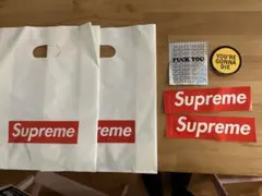 Supremeステッカー ショッピングバッグ 2枚セット
