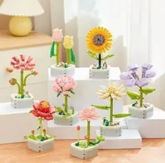 遊べる・飾られるレゴフラワー　花　ローズ バラクチナシ　ひまわりインテリア雑貨