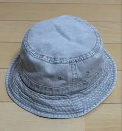 Newhattan ピグメントダイ バケットハット L/XL ライトグレー