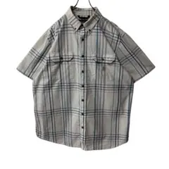 【CARHARTT】カーハート S/S ボタンダウンシャツ チェック柄 胸ロゴ