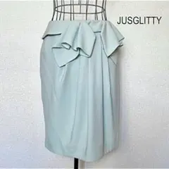 【新品・タグ付】JUSGLITTY ジャスグリッティー　ペプラムスカート