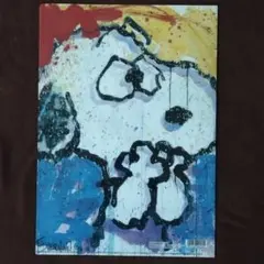 トム•エバーハート　スヌーピー パネルポスター 青いスヌーピー2枚のみ トム•エバーハート スヌーピー パネルポスター 青いスヌーピー2