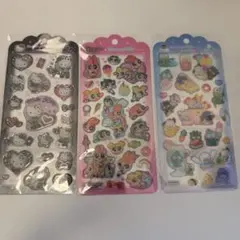 【正規品】パワパフ.はぴだん.ギャルキティ✴︎ドロップジュエリーシール