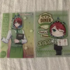 カラフルピーチ ダイナー クリアカード じゃぱぱ 等身 デフォ