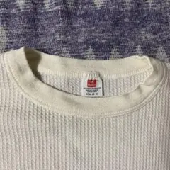 OLD Hanes ホワイト サーマル　XL-Tall