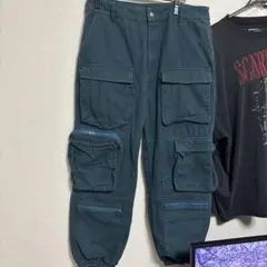 U.S PRIX EXTRA LARGE ダークグリーン ワークパンツ