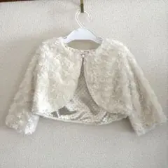 【卒園入園】Catherine Cottage ファーボレロジャケット 100